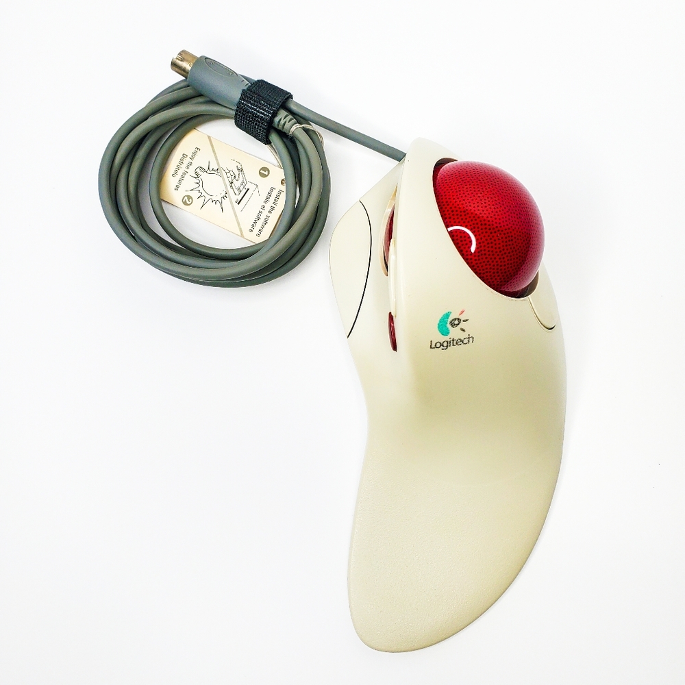 Logitech TrackMan Marble FX Finger- Operated PC Mouse T-CJ12 804251-0000
